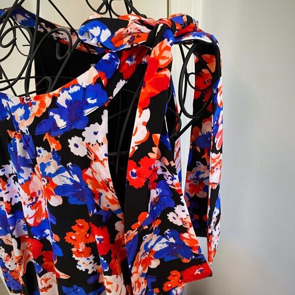 Heidi Weisel Red and Blue Floral maxi - Picture 7 of 9